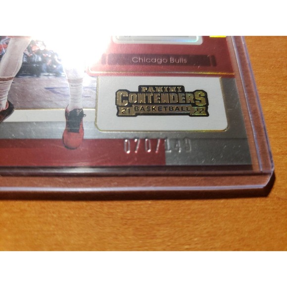 2021-2022 Panini Contenders First Round Ticket #56 DeMar DeRozan Serial 070/149 - Picture 2 of 3